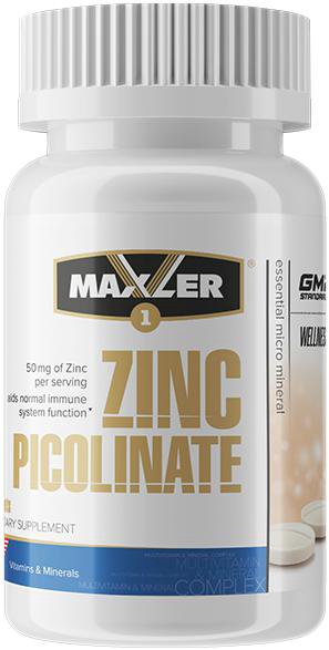 Цинк Maxler Zinc Picolinate 50 мг 60 таблеток