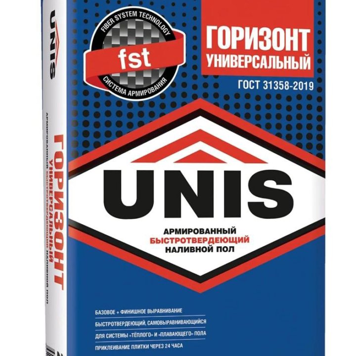 Наливной пол unis 20 кг