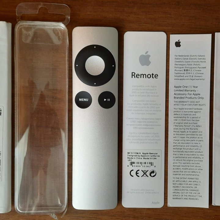 Рабочий пульт д/у Apple Remote a1294 (mc377zm/a)