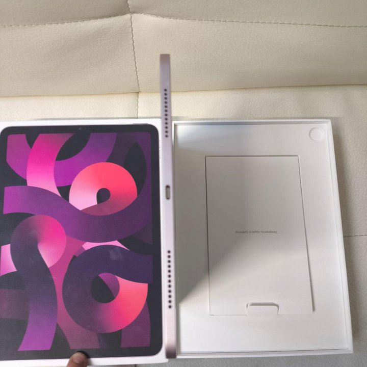 iPad air 5 64gb wifi, pink, коробка и чек