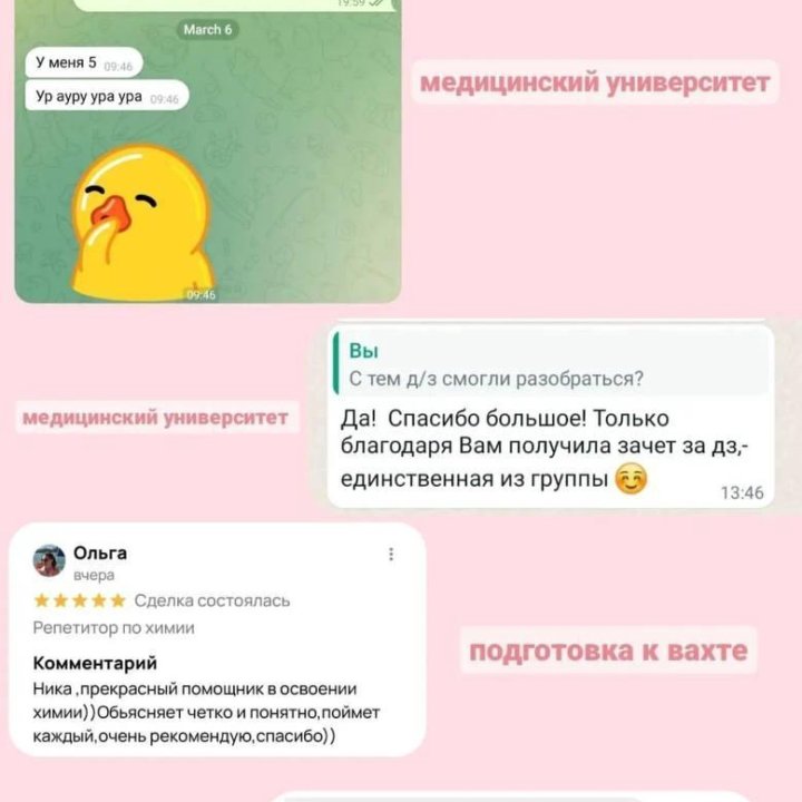 Репетитор по химии