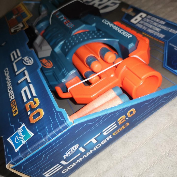 Бластер Nerf Elite 2.0 Commander RD-6