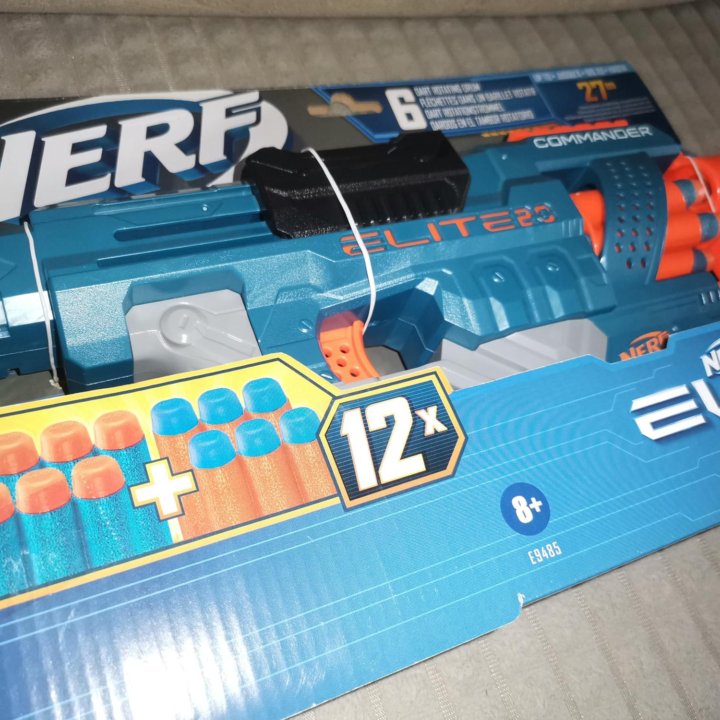 Бластер Nerf Elite 2.0 Commander RD-6