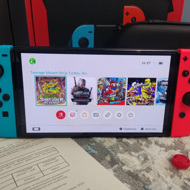 Nintendo Switch Oled 256Gb(4 года гарантии)