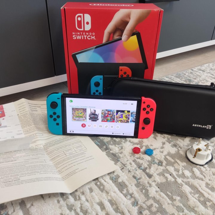 Nintendo Switch Oled 256Gb(4 года гарантии)