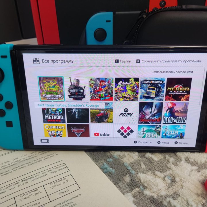 Nintendo Switch Oled 256Gb(4 года гарантии)