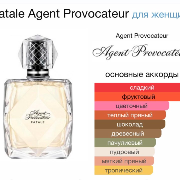 Женские духи Fatale Agent Provocateur 100 мл.