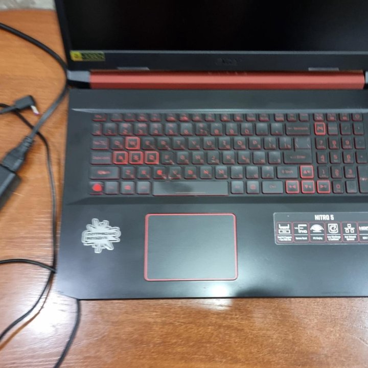 Ноутбук acer nitro 5 intel i7 ram 32gb 17.3