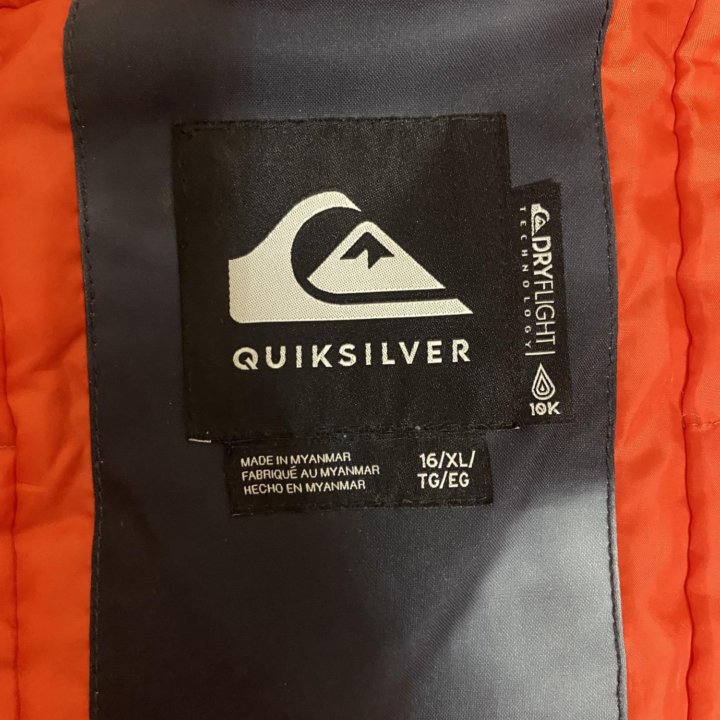 Куртка QUIKSILVER, р.160 (демисезон, сноборд, лыжи