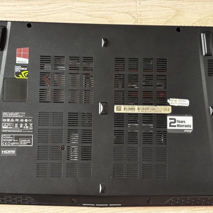 Игровой ноутбук msi GE62-2QC-628