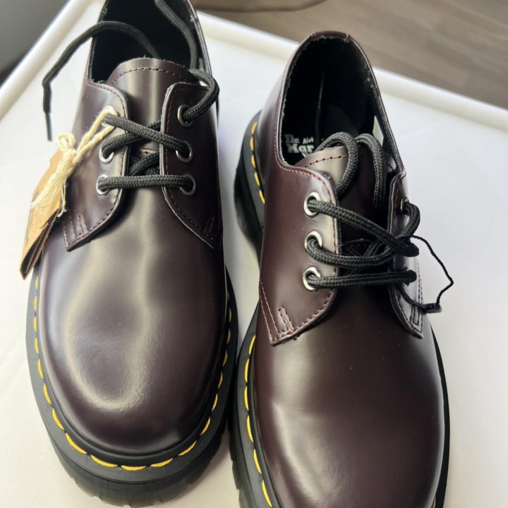 Dr martens 1461 quad burgundy