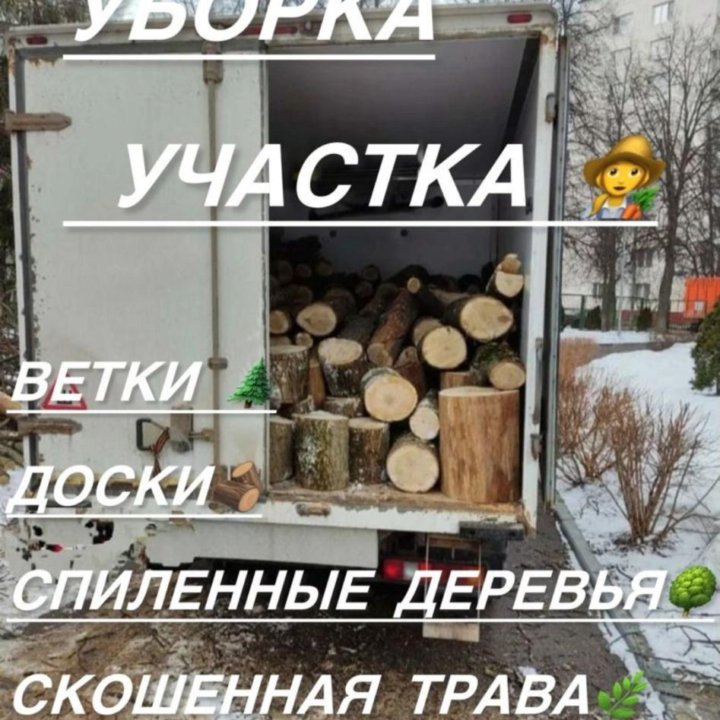 Вывоз веток и прочего мусора