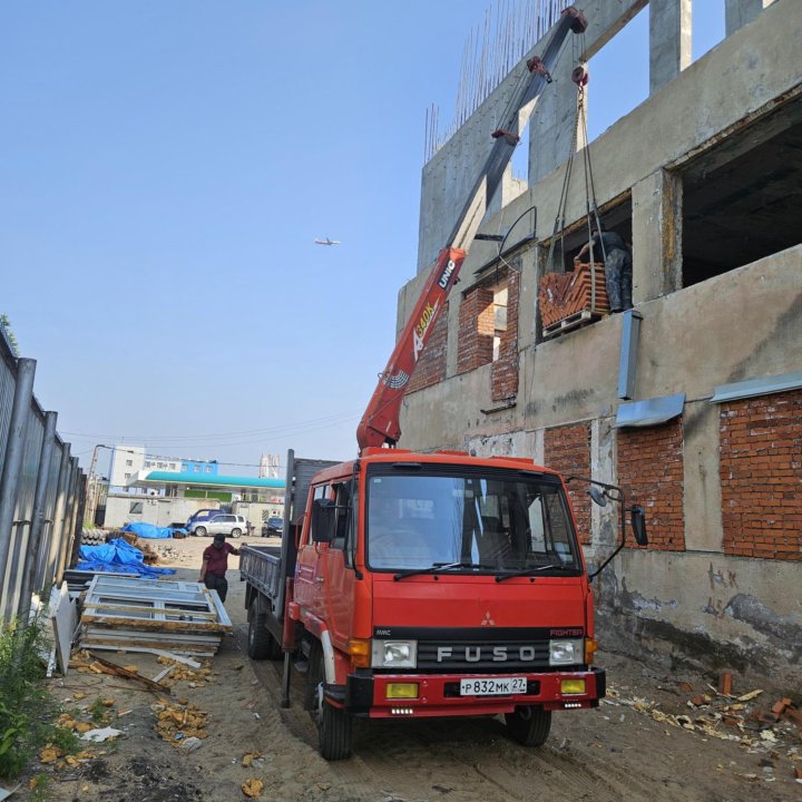 Услуги автовышки, манипулятора, самосвала