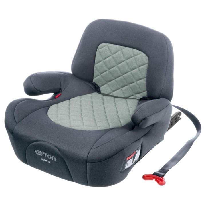 Автокресло-бустер на isofix(22-36 кг), серое