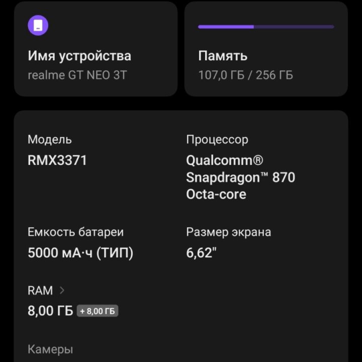 Realme GT Neo 3T