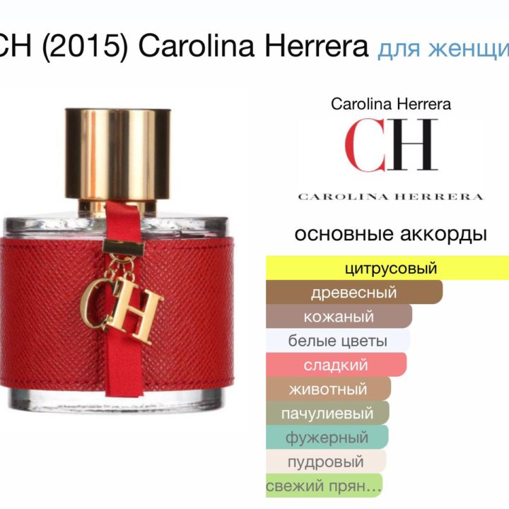 Женские духи Carolina Herrera CH 100 мл. Оригинал