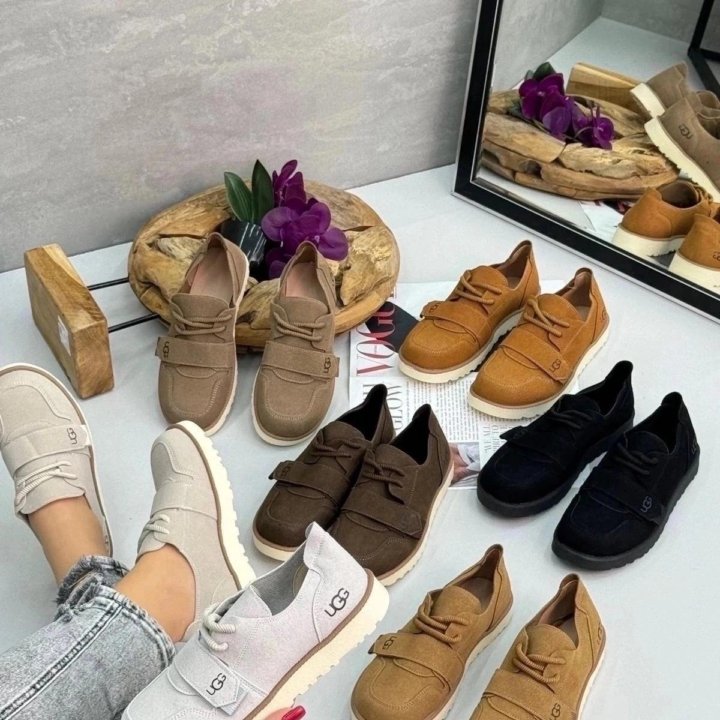 Стильные женские мокасины UGG