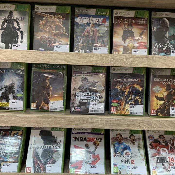 Лицензионные диски Xbox 360/Xbox One