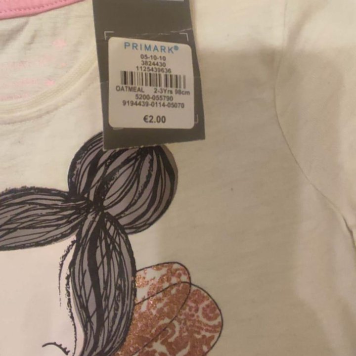 Кофта для девочки, PRIMARK , 2-3 года (98см)