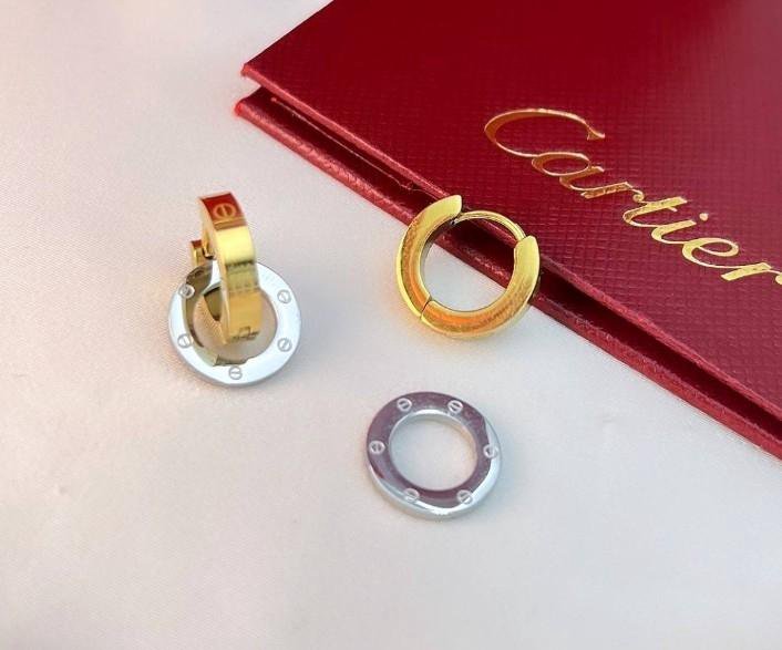 Серьги стиль Cartier