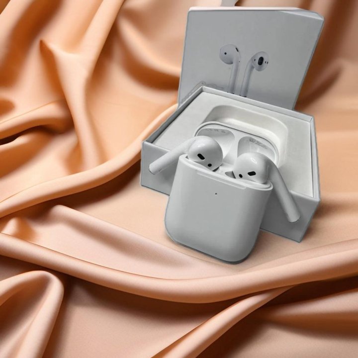 Беспроводные наушники AirPods 2+чехол в подарок