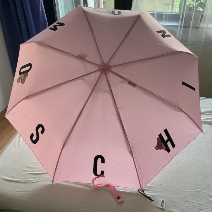 Зонт ☂️ MOSCHINO. с  на ручке