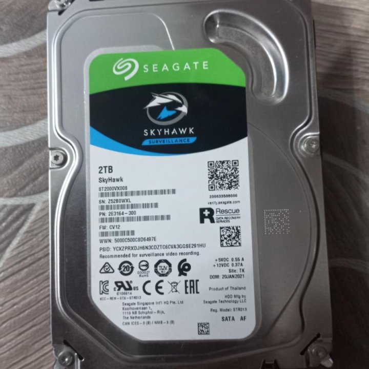 Жёсткие диски 2,4,6 Tb