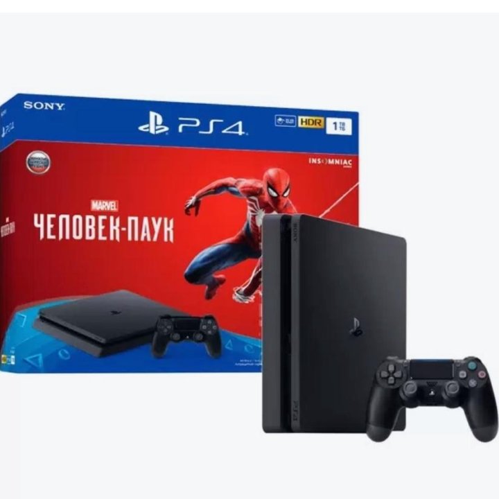 PS4 Slim 1TB +400игр в подарок Гарантия 1 год