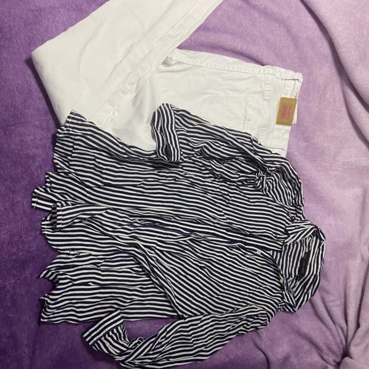 Джинсы + рубашка