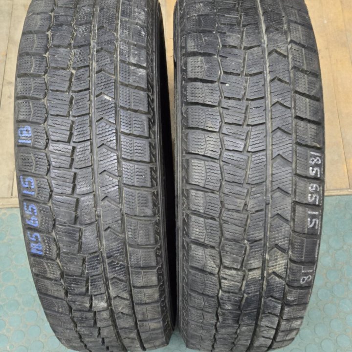 2шт.185/65/15 Dunlop WinterMaxxWM01 2018 год.