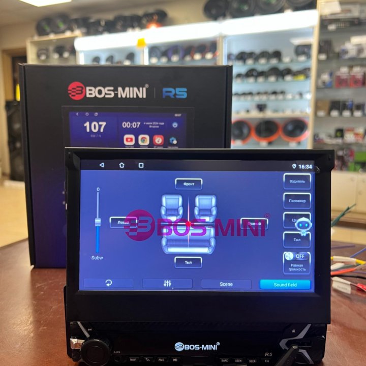 Магнитола Bos-mini R5, Android, 7