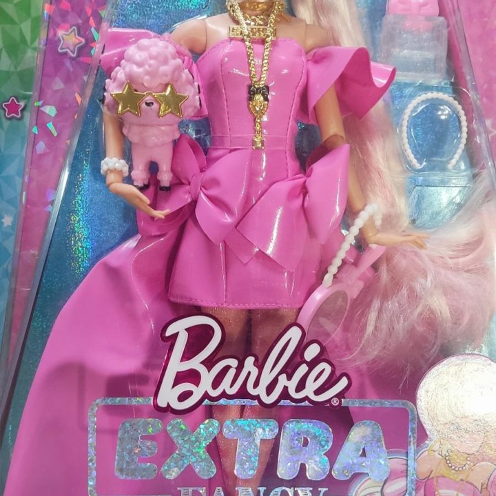 Кукла Барби экстра розовая Barbie Extra Fancy