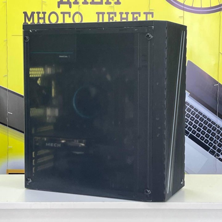 Игровой пк i3 12100f/RX 6500XT/SSD 512gb/16 gb