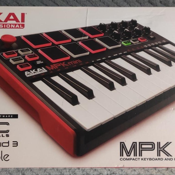 Продаю миди-клавиатуру Akai mpk mini