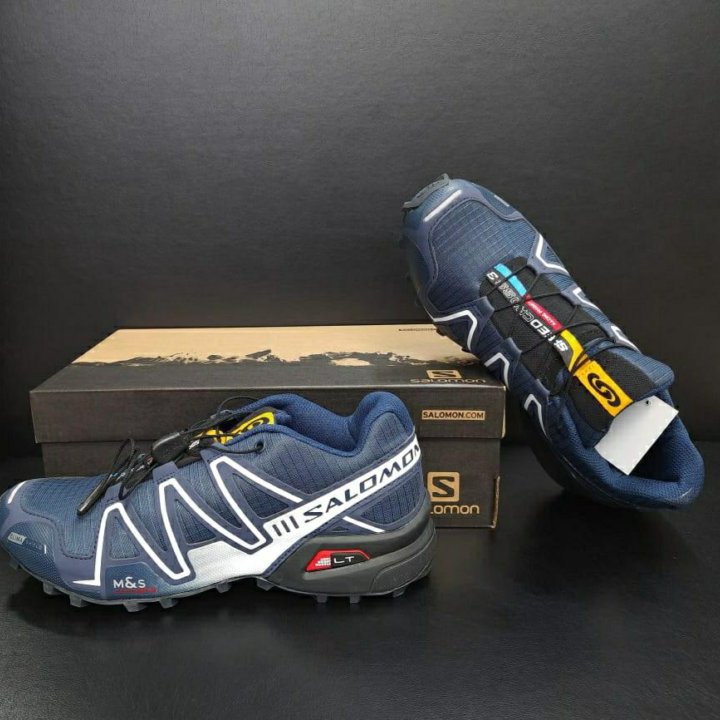 Кроссовки Salomon 41-45 артикул 128652 синий