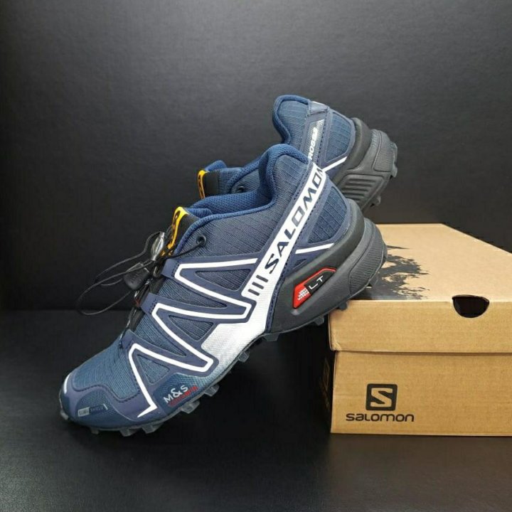 Кроссовки Salomon 41-45 артикул 128652 синий