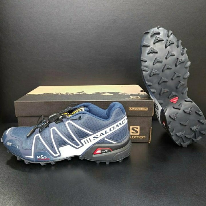 Кроссовки Salomon 41-45 артикул 128652 синий