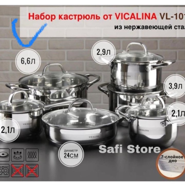 Набор кастрюла