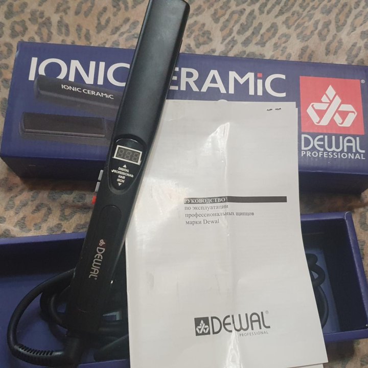 Про утюжок для волос dewal PRO ionic ceramic