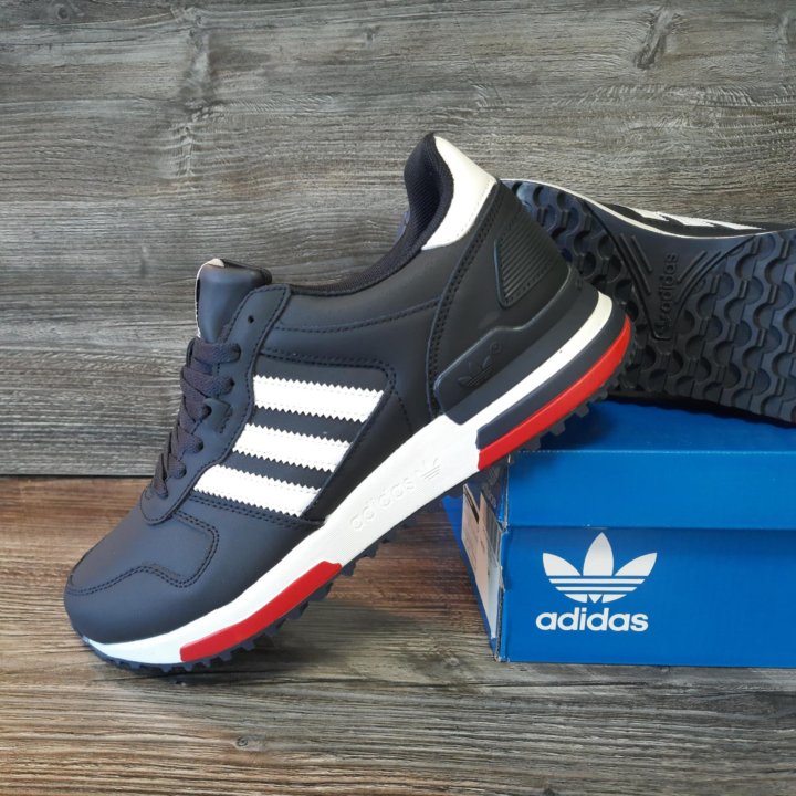 Кроссовки Adidas zx 700 артикул 447 кожа натурал