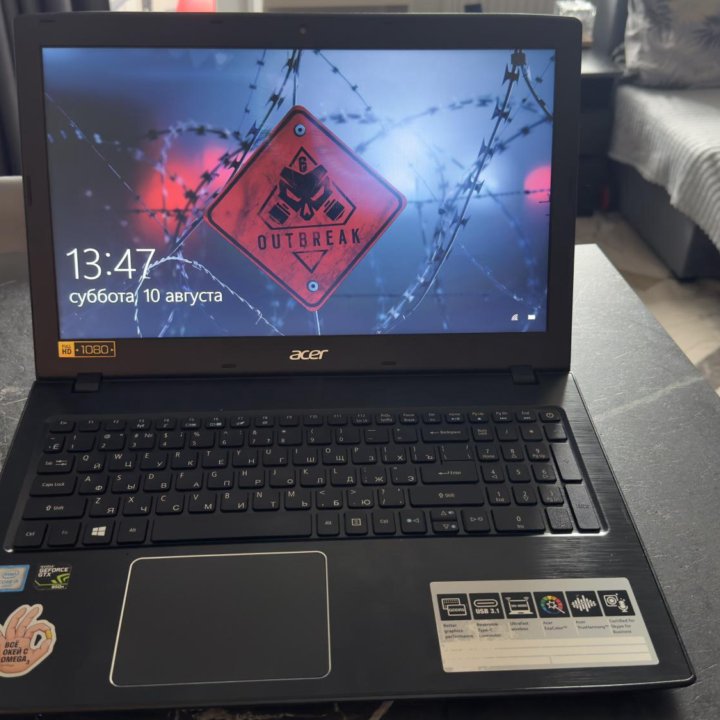 Ноутбук Acer aspire E5 575g (GTX 950M)