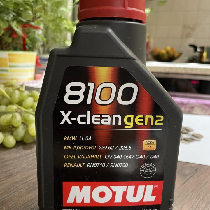 Масло моторное Motul X-clean gen2 SAE 5W-40