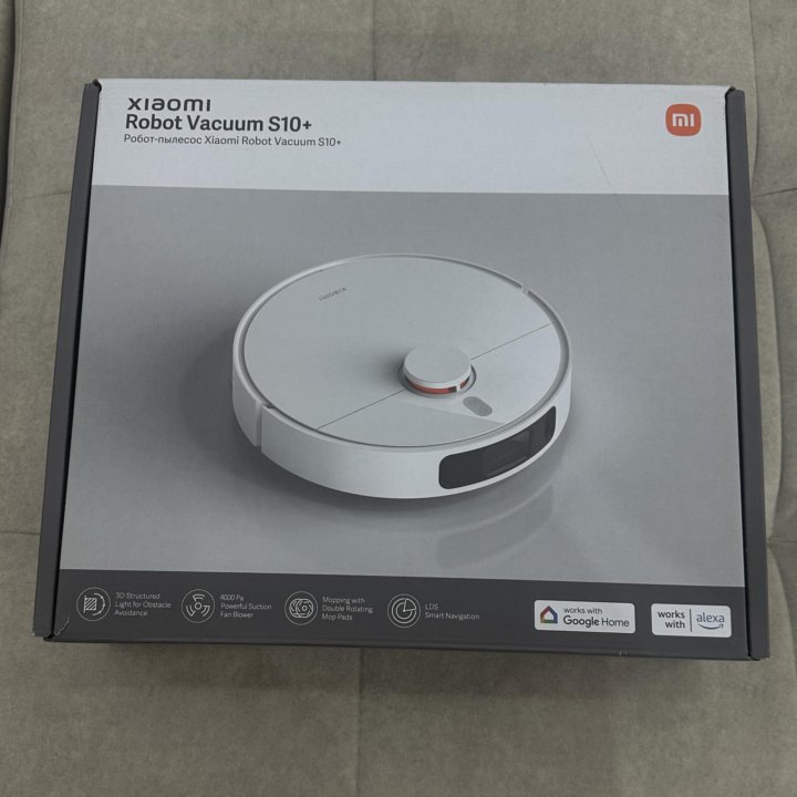 Робот-пылесос Xiaomi Mi Robot Vacuum S10+