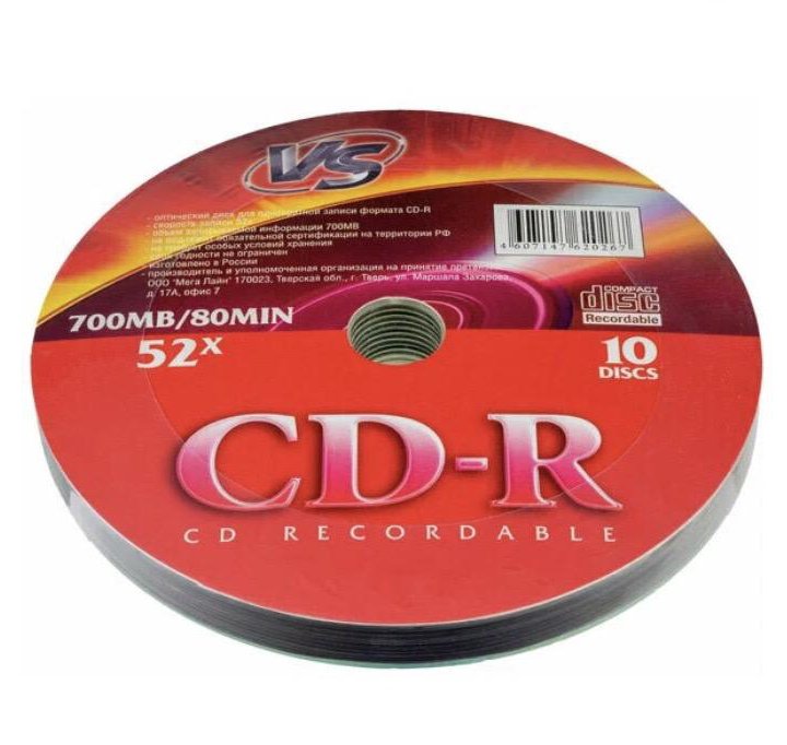 Диски VS CD-R 80 52x