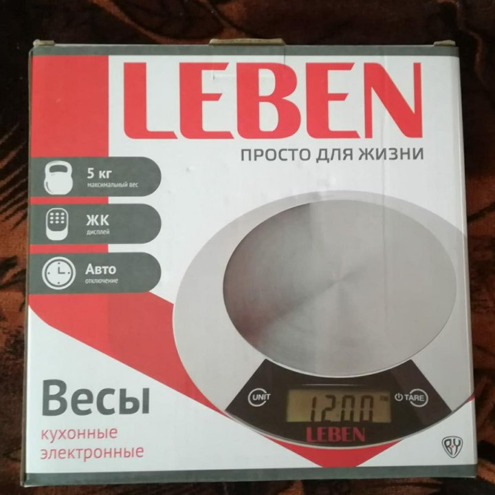 Весы электронные LEBEN