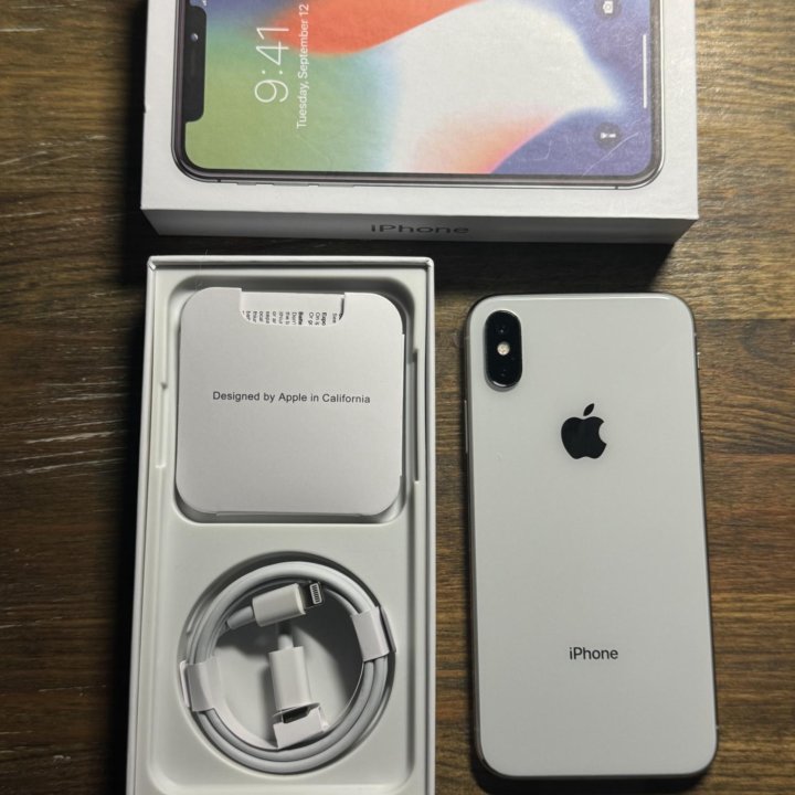 iPhone X ,256gb ,Silver