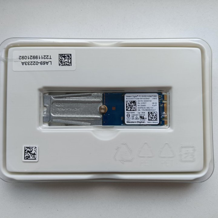 Жёсткий диск SSD M.2 western digital 128Gb