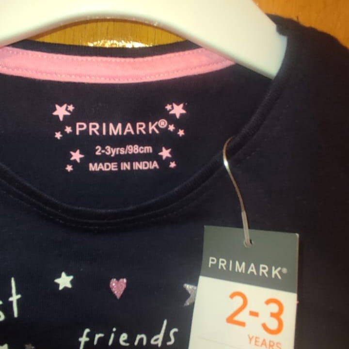 Кофта для девочки 2-3 года, 98см, Primark. Новая.