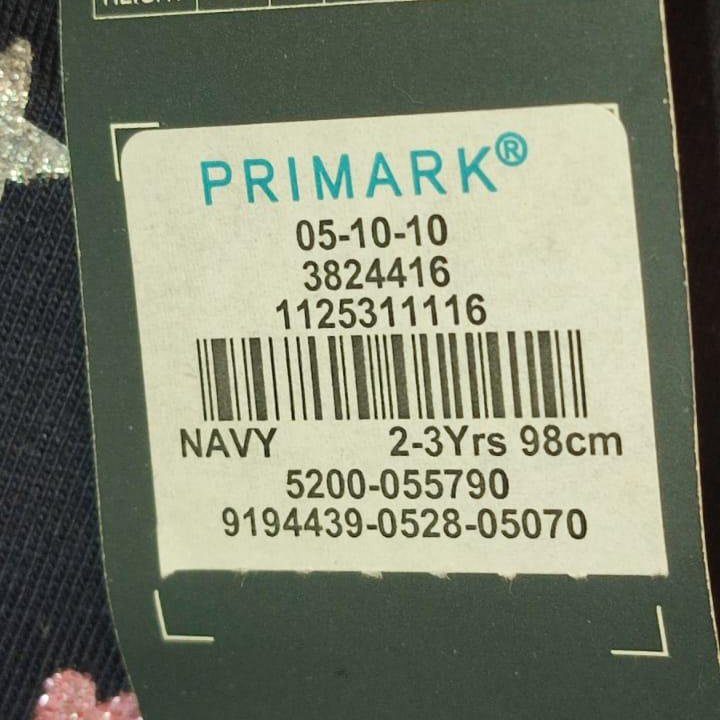 Кофта для девочки 2-3 года, 98см, Primark. Новая.