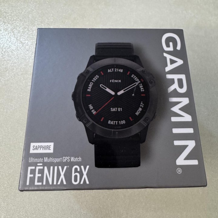 Часы Garmin Fenix 6X Sapphire